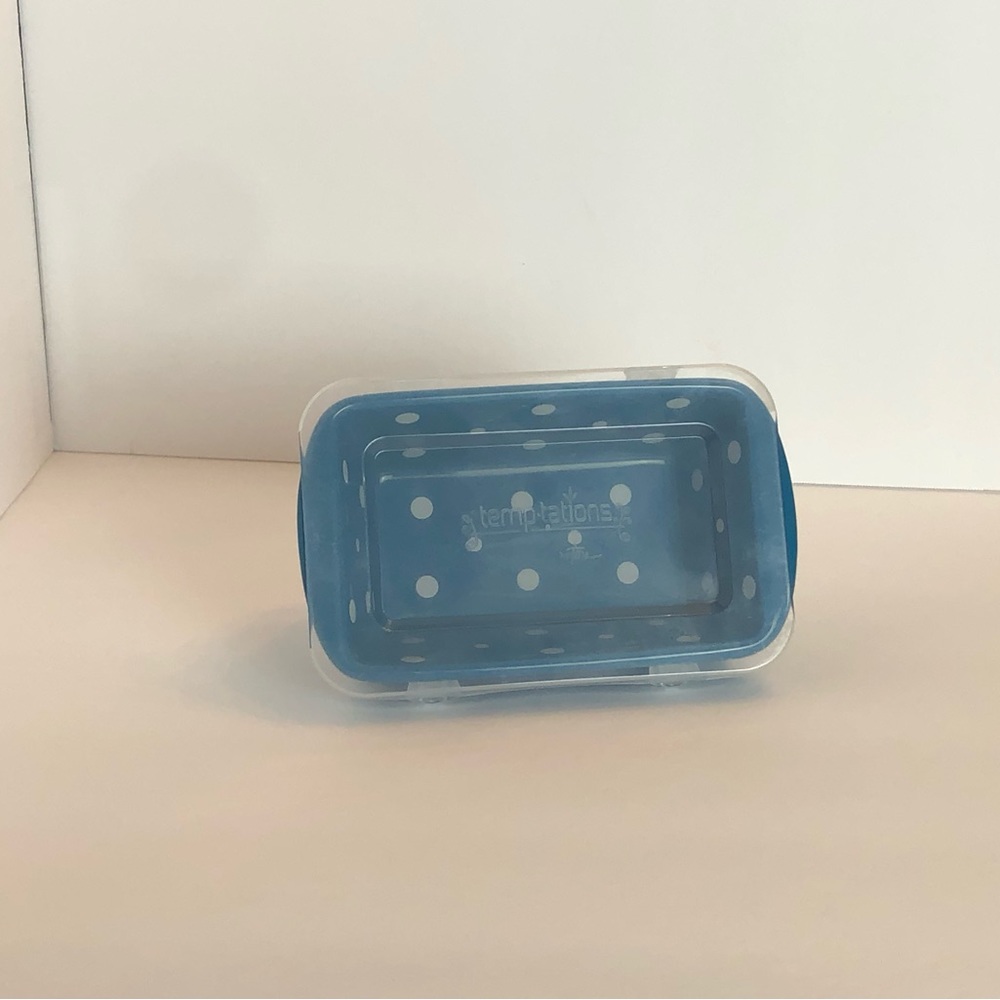 Temptations by Tara polka dot 12oz mini loaf pan